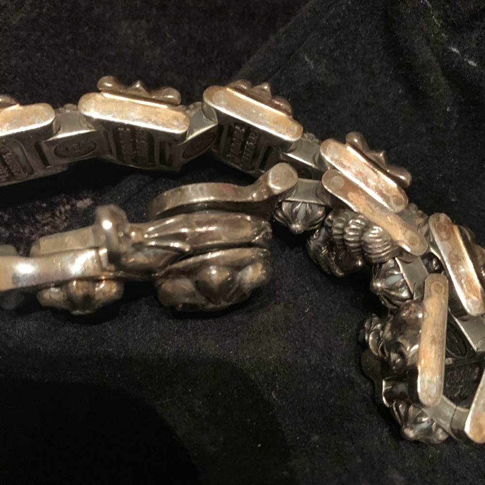 Chrome Hearts Sterling Silver Links Bracelet - Picture 8 of 8